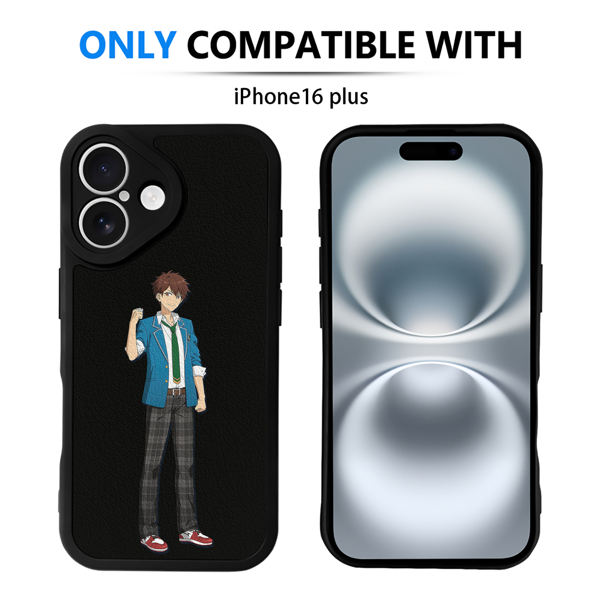 （画像用） あんさんぶるスターズ! Ensemble Stars 【iPhone 16シリーズ対応】シリコンスマホケース（レザー調） 材質：シリコン